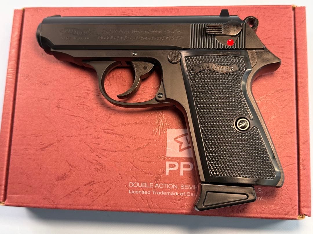 マルゼン製ワルサーニューPPK/Sブラックモデル（ガスブローバック） ガスガン