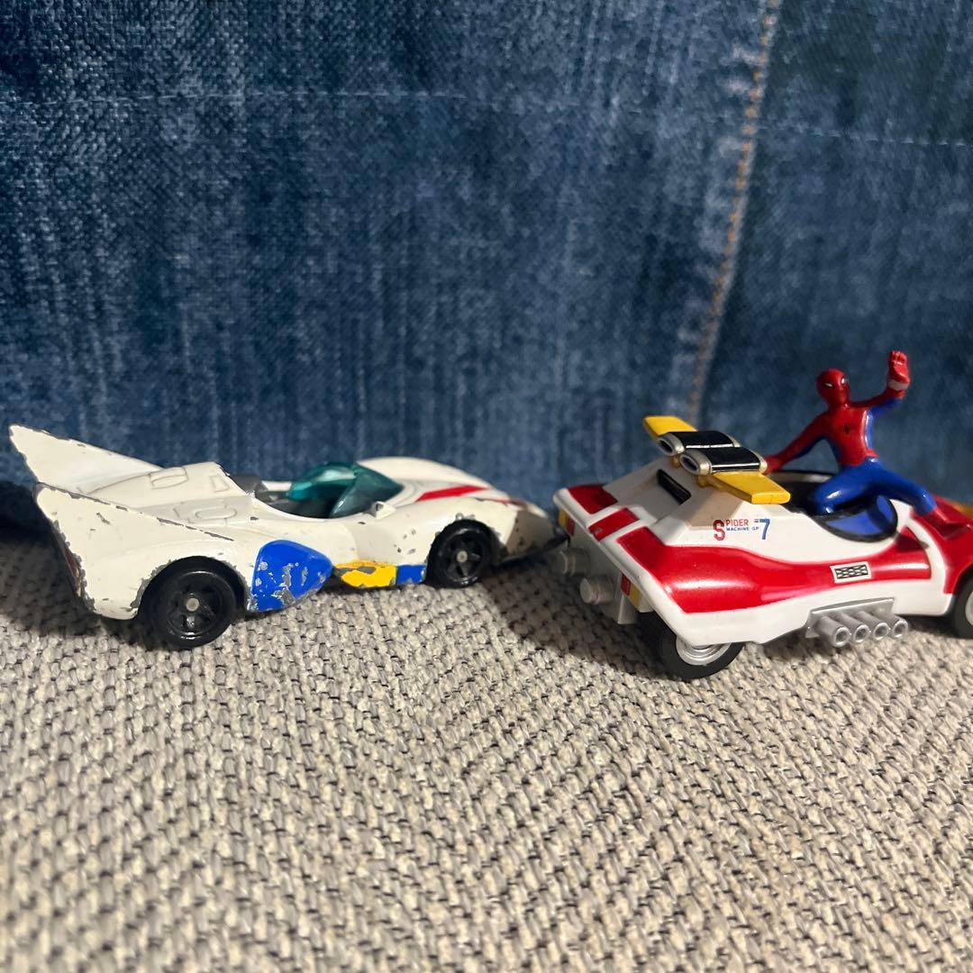 レア✳︎スパイダーマン✳︎マッハGOGOGO✳︎ミニカー✳︎3個セット✳︎フィギュア