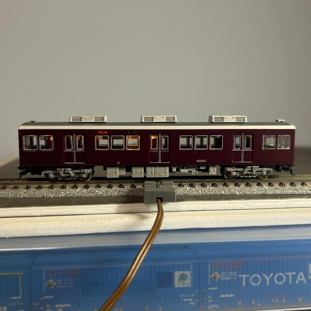 【ジャンク】GMベース 阪急8300系 4両セット 室内灯有 塗装荒れあり