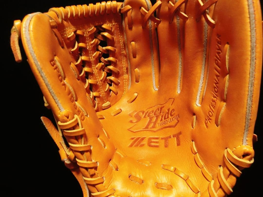 美品 硬式用 ZETT BPGA19340 グローブ グラブ 野球  大人用