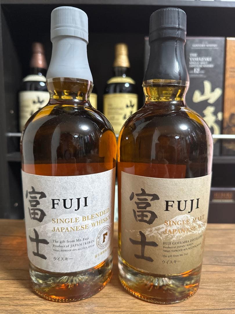 さ*ら様 FUJI シングルブレンド・シングルモルトウイスキー 700ml2本
