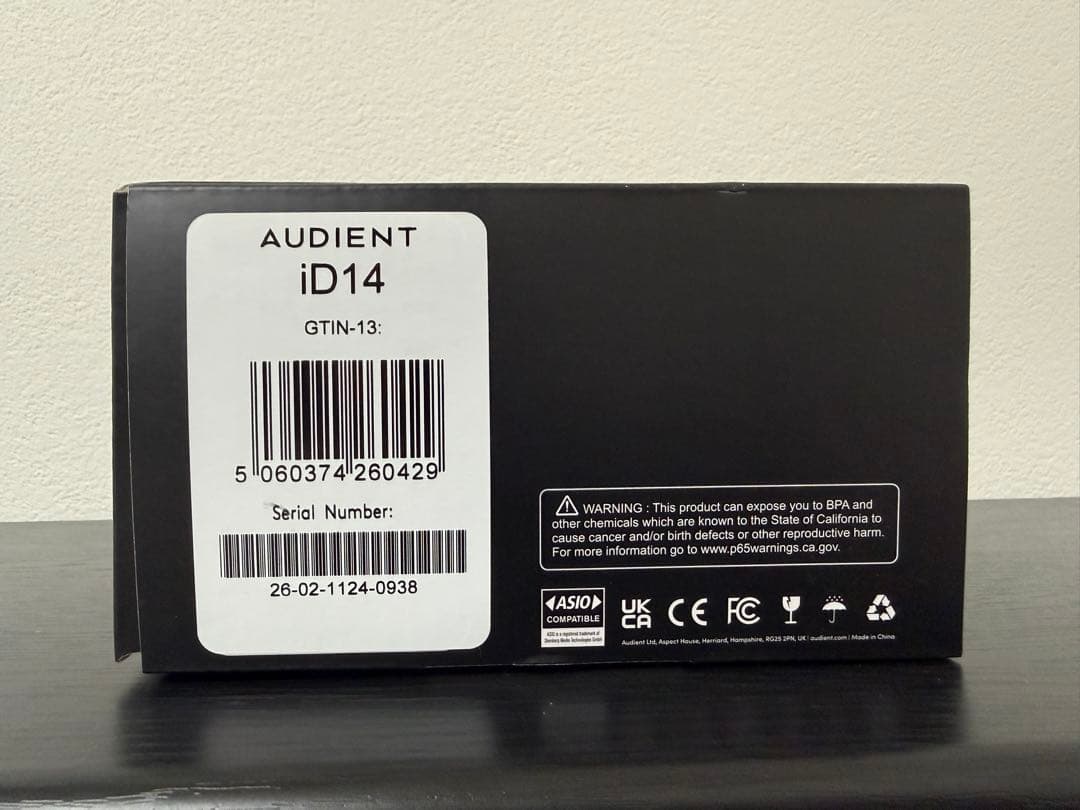 AUDIENT iD14mkII オーディオインターフェイス