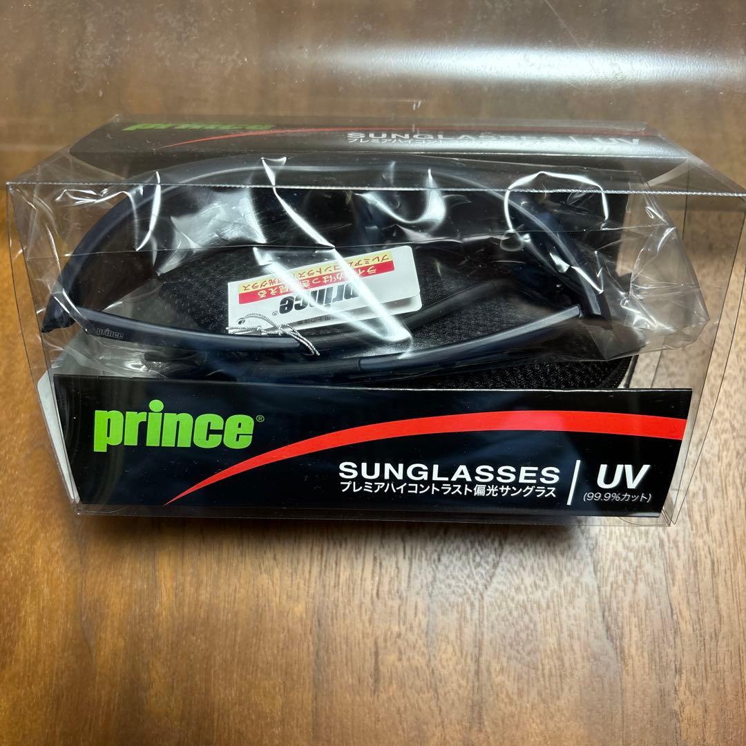 プリンス　プレミアハイコントラスト偏光サングラス　ネイビー　テニス