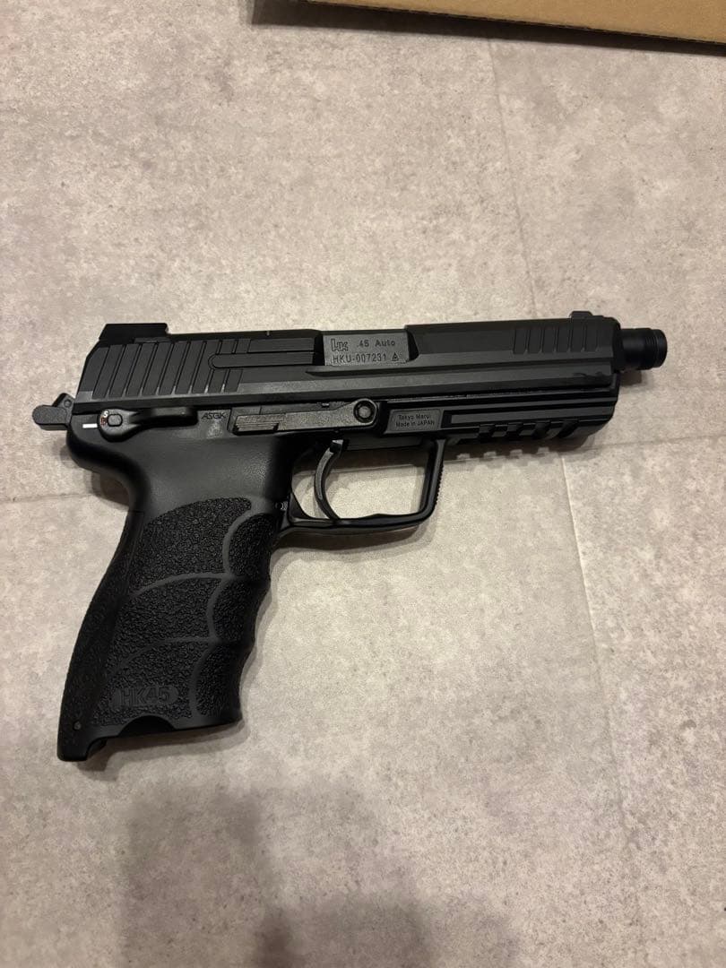 【未使用】東京マルイ HK45 タクティカル ブラック　ケース付き
