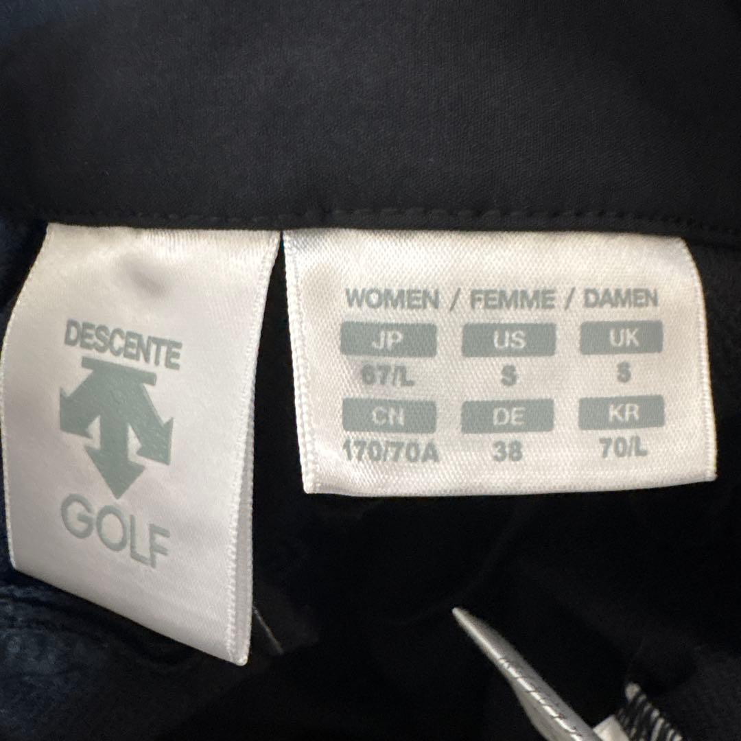 デサント　DESCENTE ゴルフ ポロシャツ　パンツ　セット　L 黒　春夏