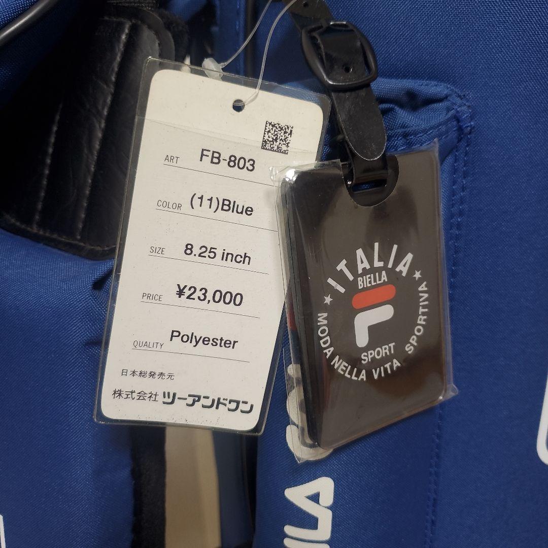 【新品タグ付き】FILA GOLF ゴルフバッグ 8.25インチ 青