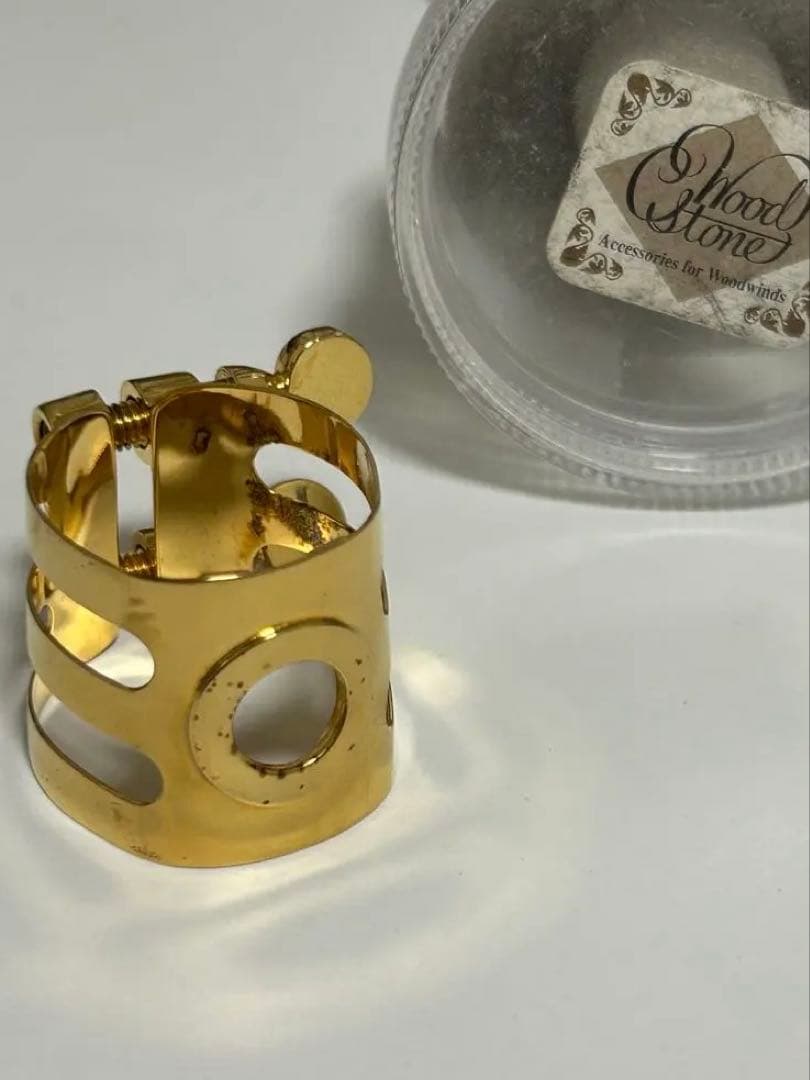 ウッドストーン B♭クラリネット リガチャー GP（金メッキ）