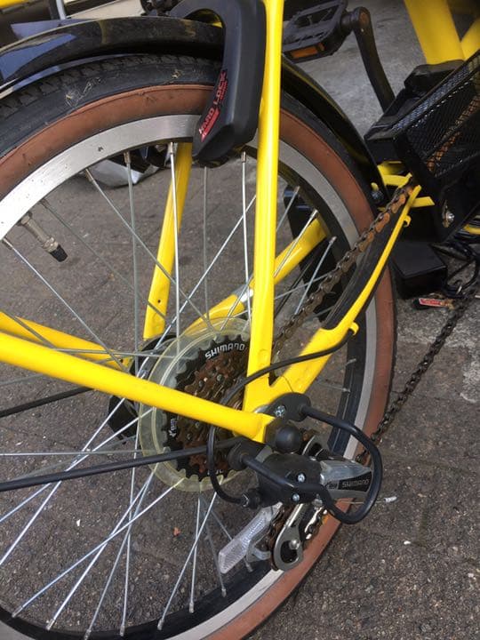 折り畳み電動自転車　確認用②