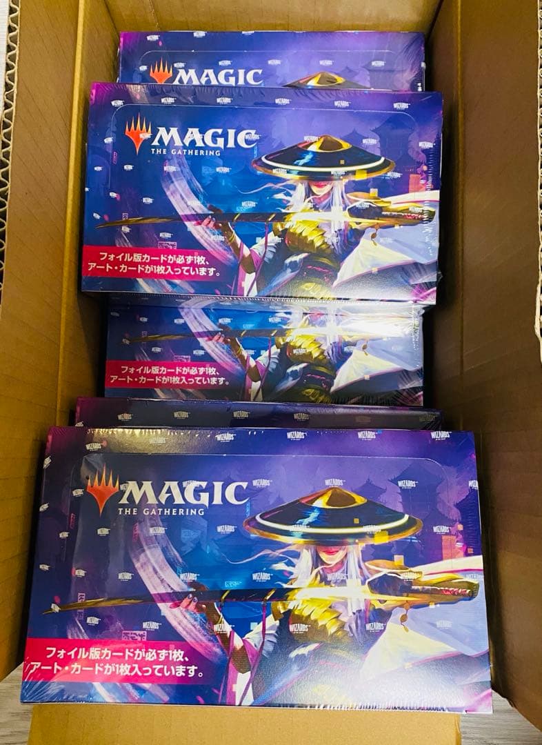 MTG　神河：輝ける世界 セット・ブースター　初版　6BOX　シュリンク未開封