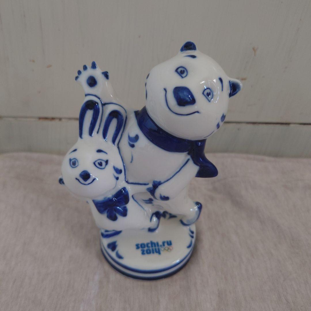 グジェリ陶器のソチ五輪マスコット