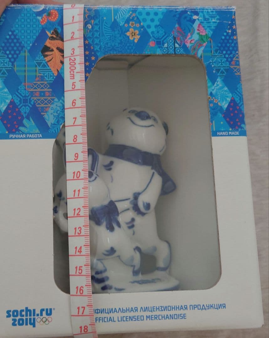 グジェリ陶器のソチ五輪マスコット