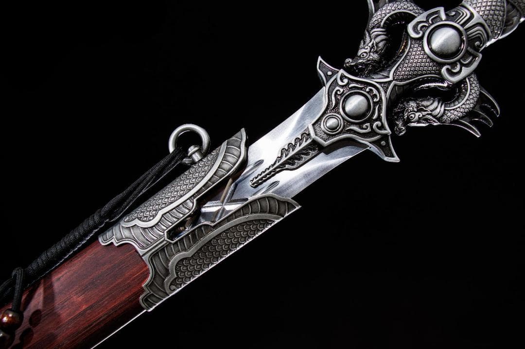 中華武術 刃長70 cm 漢剣・模造刀・模擬刀 練習 武具 【品名】：春秋