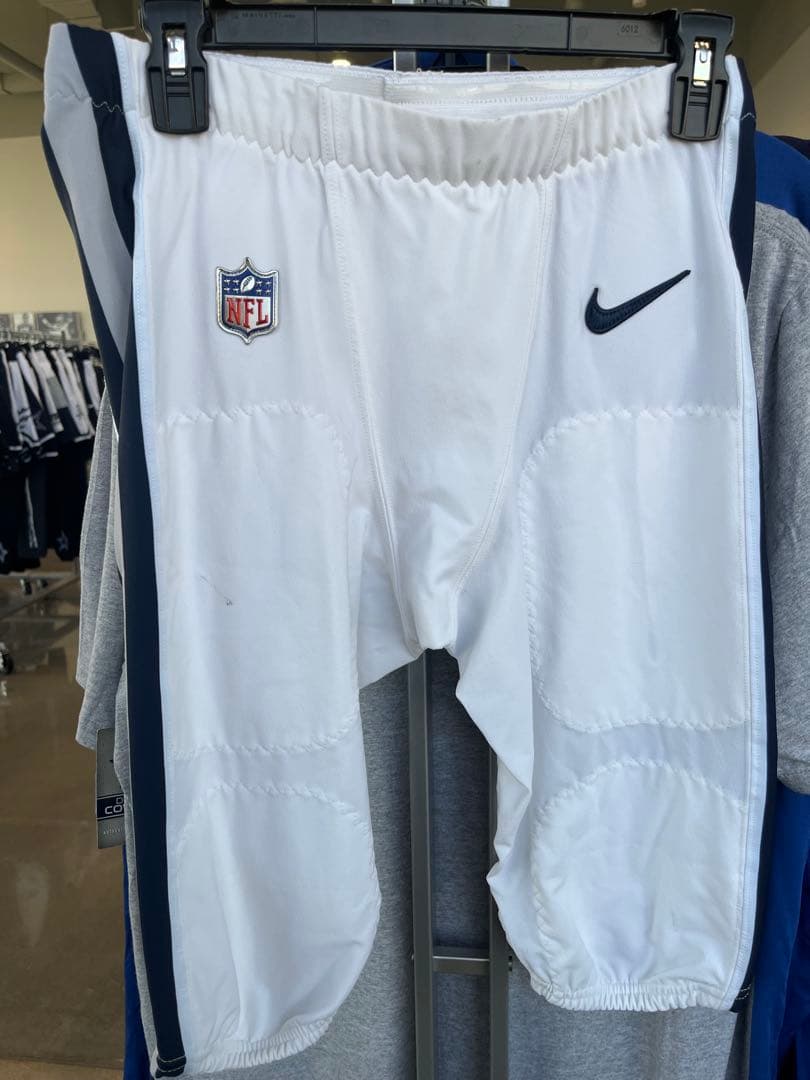 カウボーイズ選手着用済み Nike NFL アメリカンフットボールパンツ ワイト