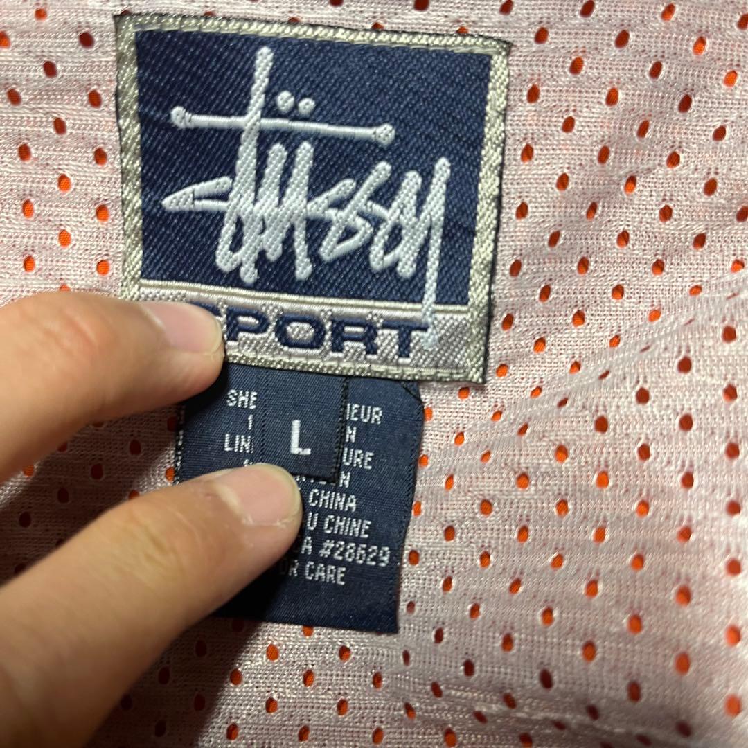 90s old stussy sports ナイロン ジャケット vintage