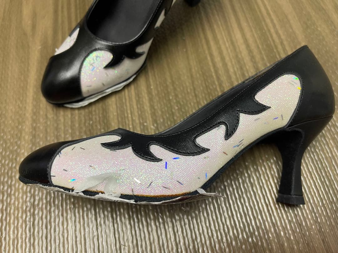 【新品】社交ダンスシューズ　トップドリーム製22.5cm(表記230)