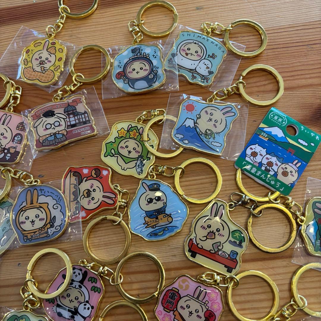 ちいかわ 地域限定キーホルダー うさぎ 37点 新品未使用含む 美品