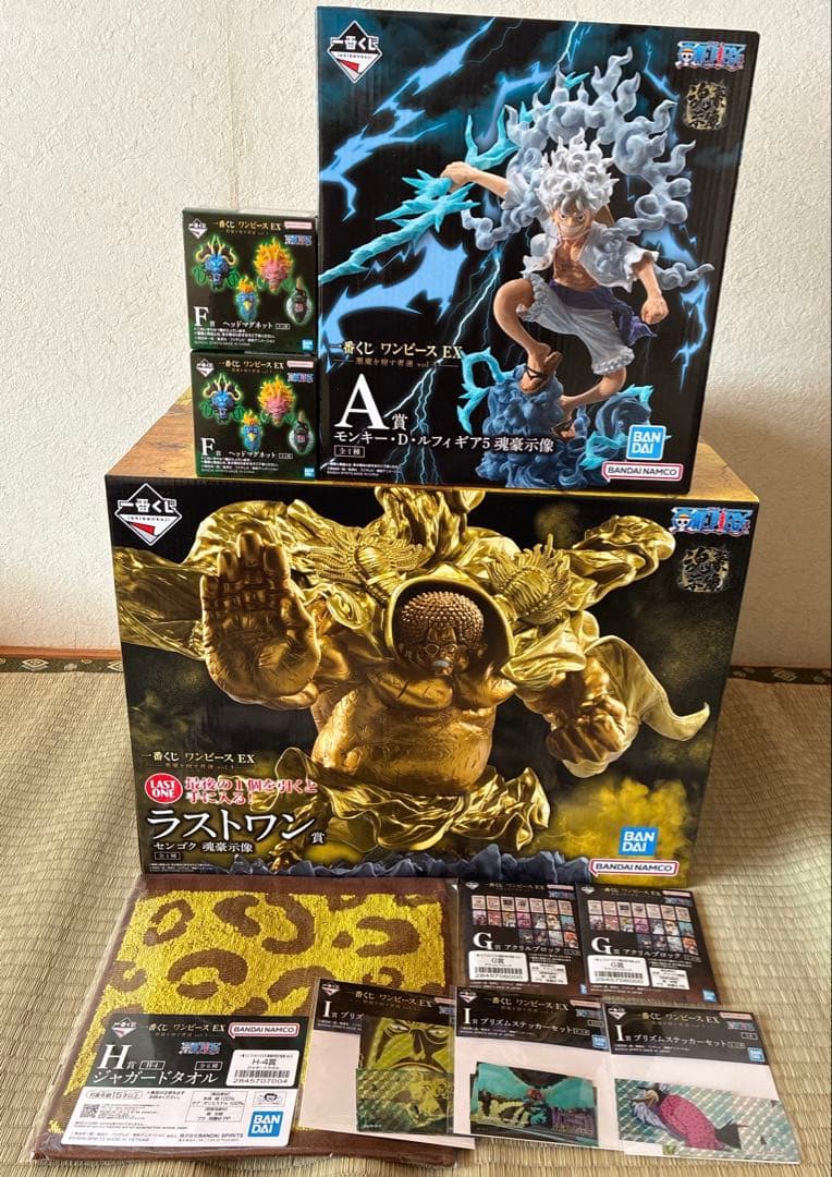 一番くじ　ワンピース　A賞　ルフィ　ラストワン　センゴク　フィギュア