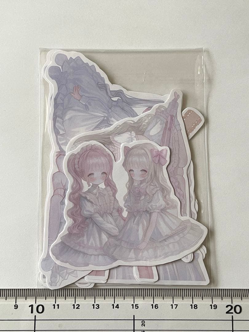 K-588-1 ☆1点限定☆コラージュ素材 コラージュシート カット素材 女の子