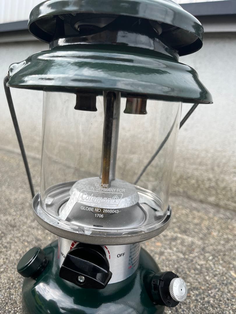 Coleman 288A ランタン グリーン 付属品あり