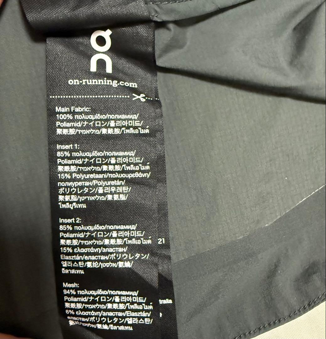 On オン　ウェザージャケット/ナイロンパーカー/ウインドブレーカー　メンズ