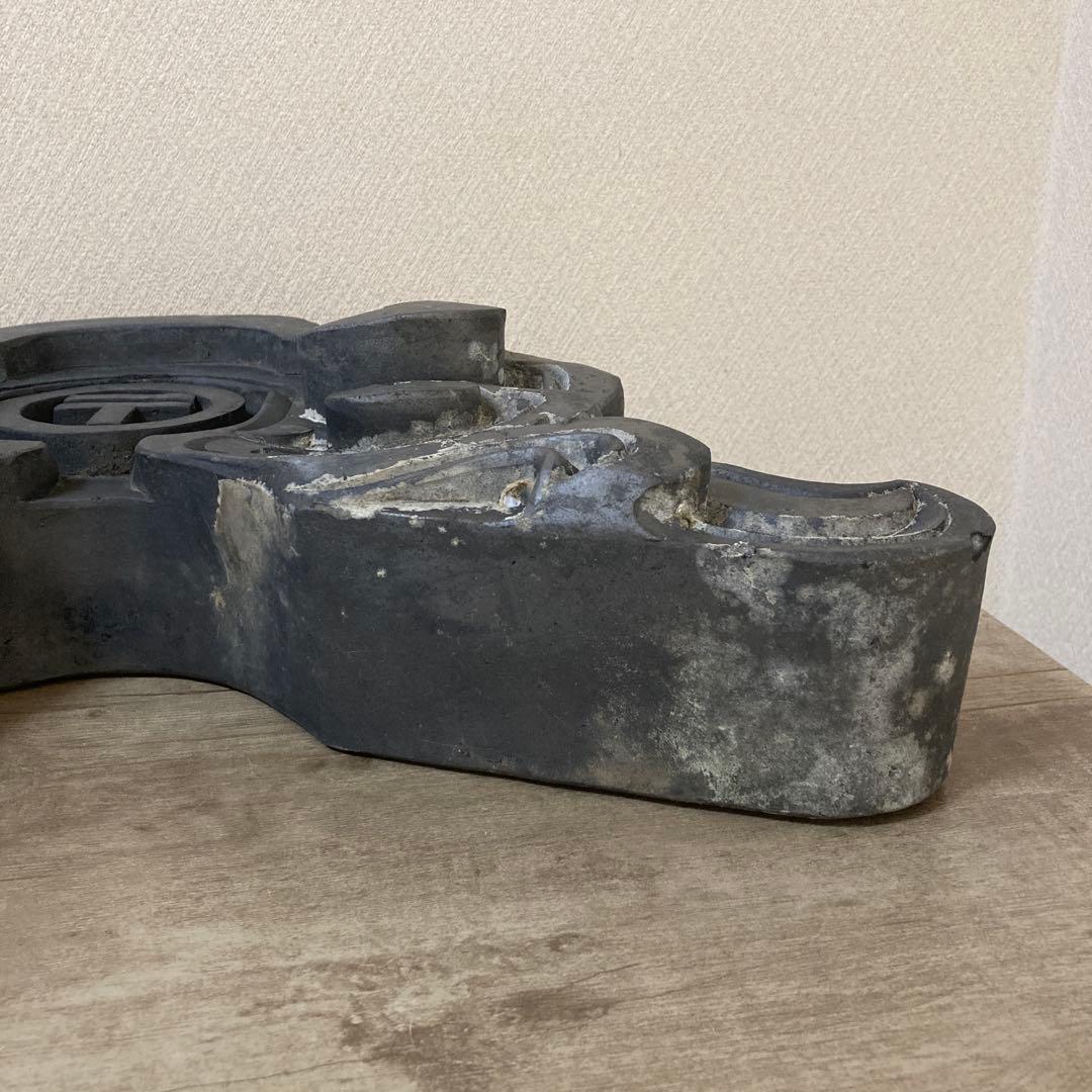 珍品　特大　古鬼瓦　郵便局紋　魔除け　アンティーク　昭和
