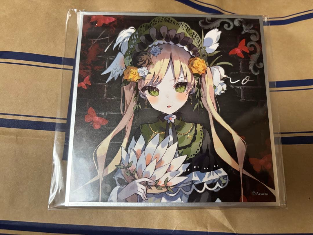 魔法少女ノ魔女裁判　まのさば　中国CF 色紙　遠野ハンナ