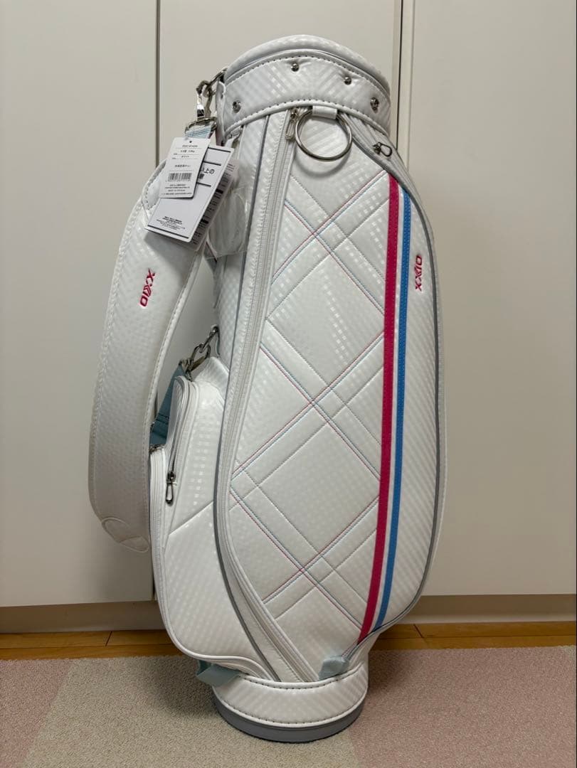キャディバッグXXIO ゴルフバッグ レディース ホワイト　軽量