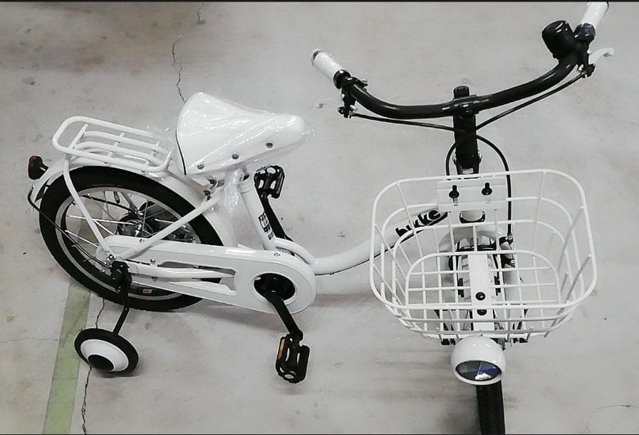 子供用自転車 ホワイト16インチ 美品