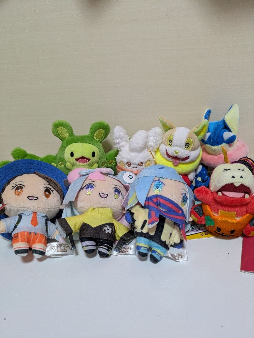 【ポケセン・タグ付き】ポケモン　ぬいぐるみ22体・マスコット1個　セット