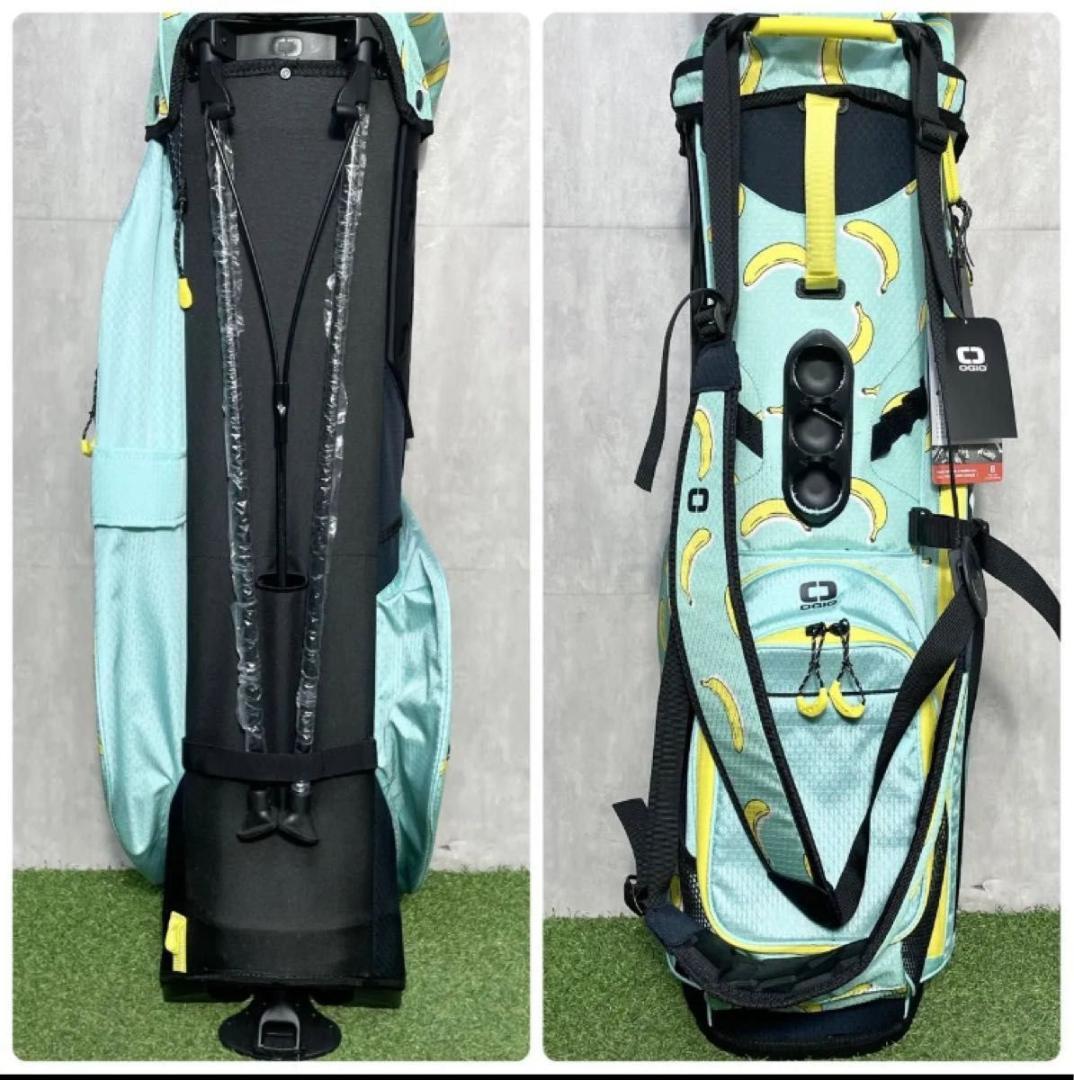 【新品】OGIO オジオ キャディバッグ ゴルフバッグ バナナ柄 スタンド式