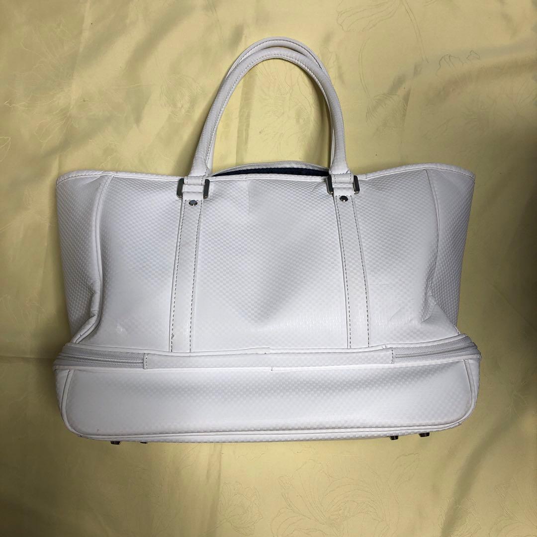 Munsingwear ゴルフバッグ (ホワイトボストンとカートバックのセット)