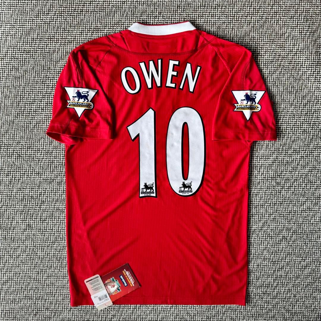 【紙タグ付き・デッドストック】オーウェン ＃１０ リヴァプールFC ０３／０４