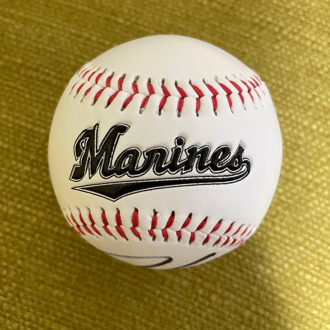 佐々木朗希　直筆サインボールとサインカード、ケース付き