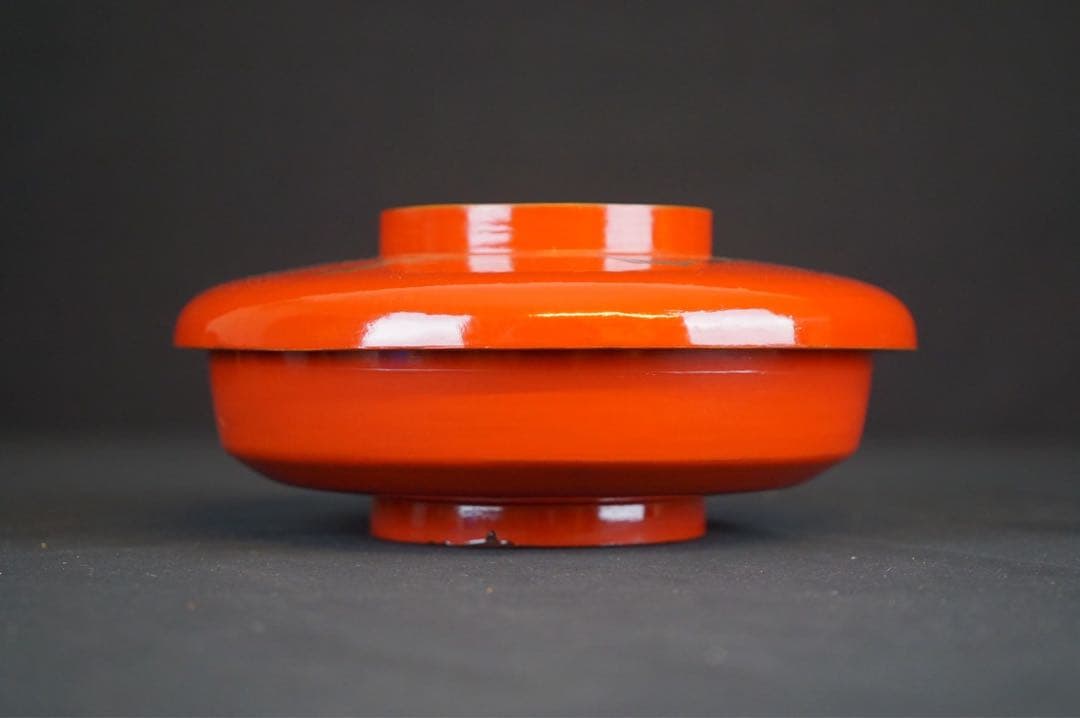 富士山 松蒔絵 大平鉢 木製漆器 箱付