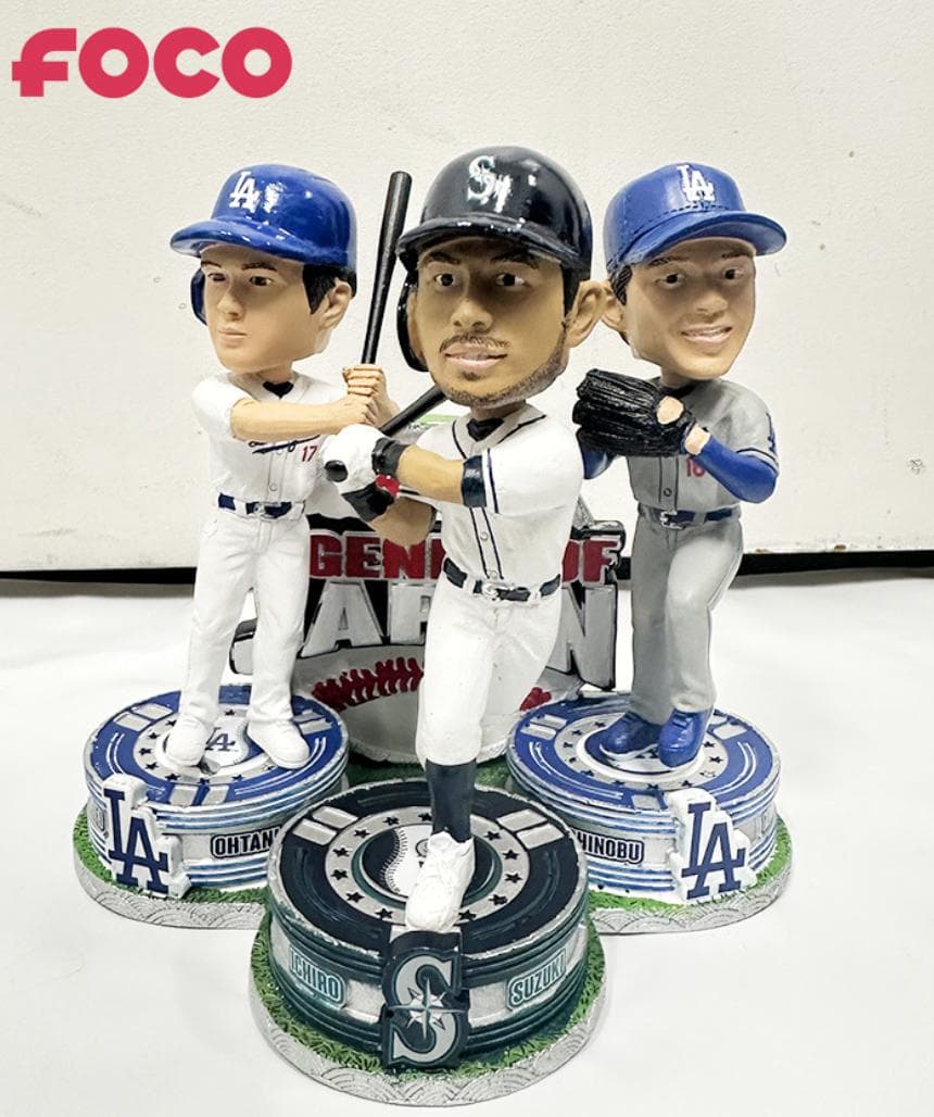 【世界限定224体】 大谷翔平 山本由伸 イチロー ボブルヘッド 稀少ナンバー