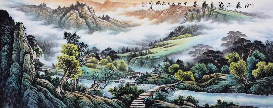 高雲鵬、本物です。国家一級美術師。