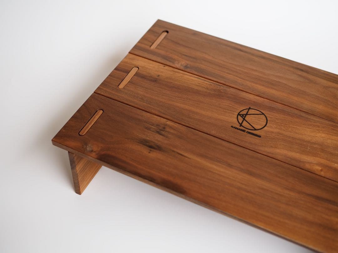 Horizontal Table ウォルナット　カナメデザイン