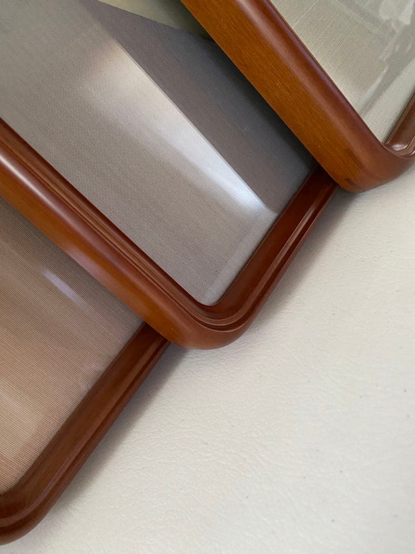 扇型　額縁　5枚　書道　扇面　木製額縁　和風　未使用　まとめ売り