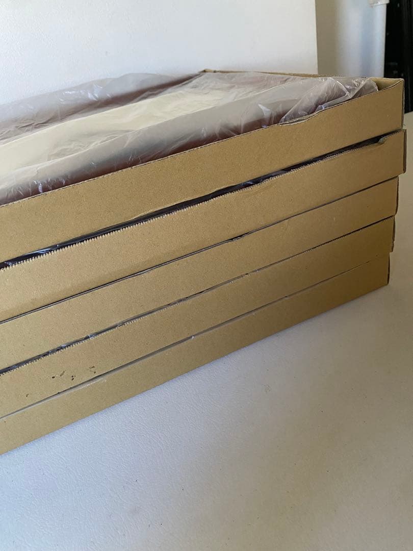 扇型　額縁　5枚　書道　扇面　木製額縁　和風　未使用　まとめ売り