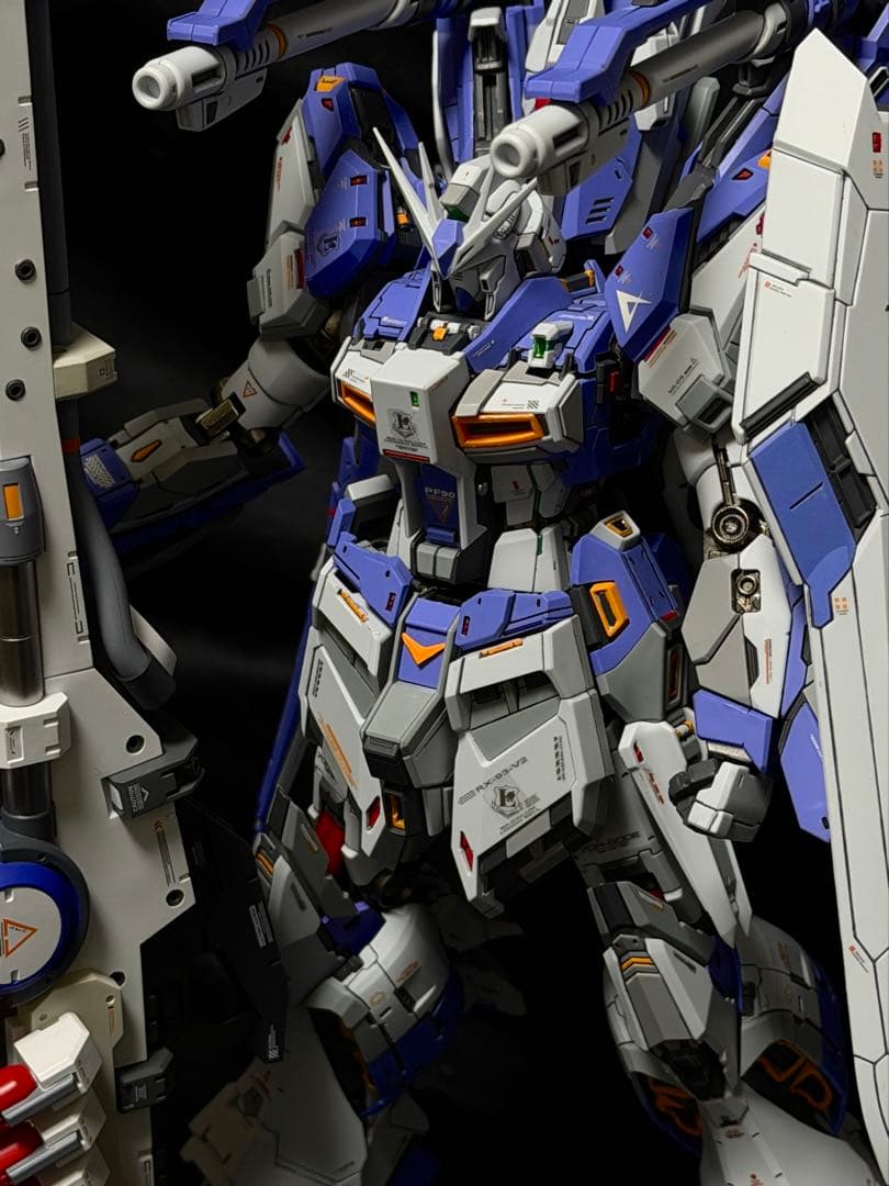 1/100 rx93v2 ハイニューガンダム 改修 塗装済完成品 ガンプラ完成品