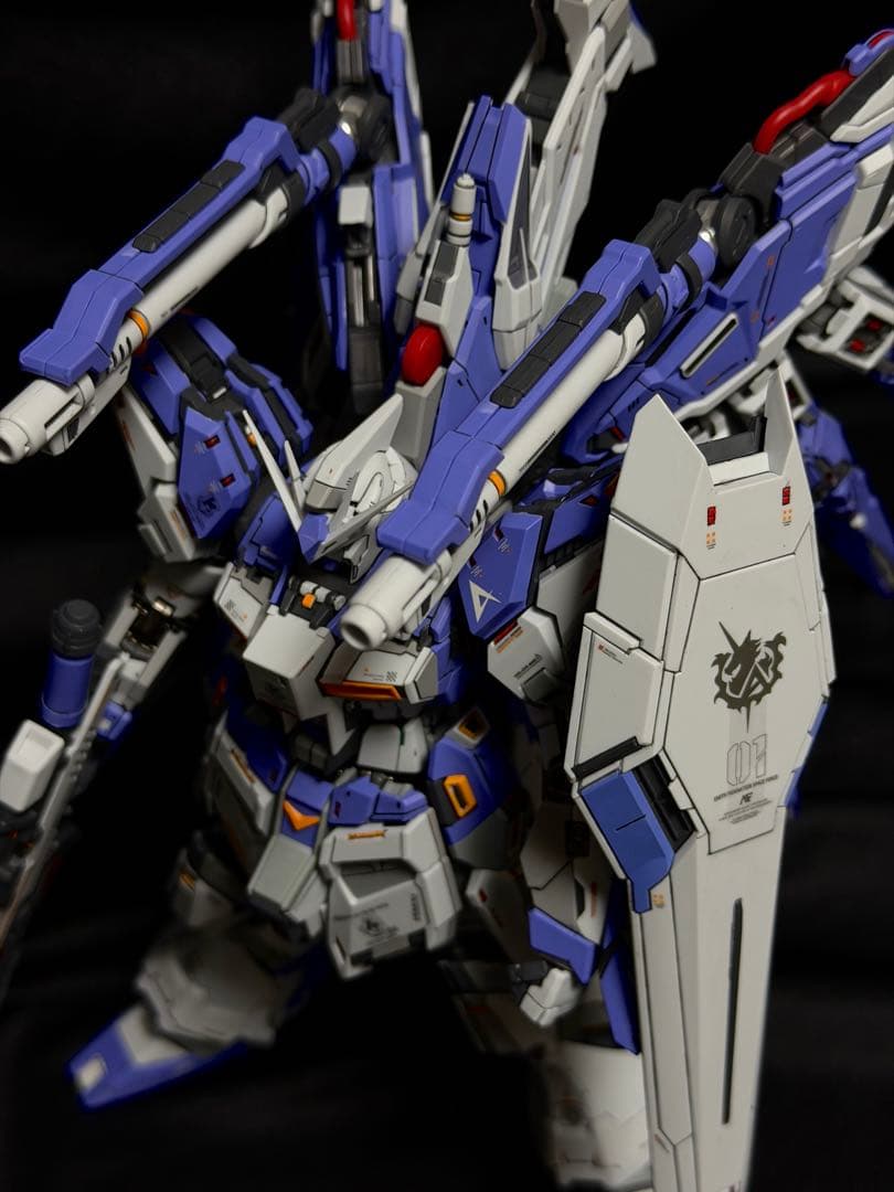 1/100 rx93v2 ハイニューガンダム 改修 塗装済完成品 ガンプラ完成品