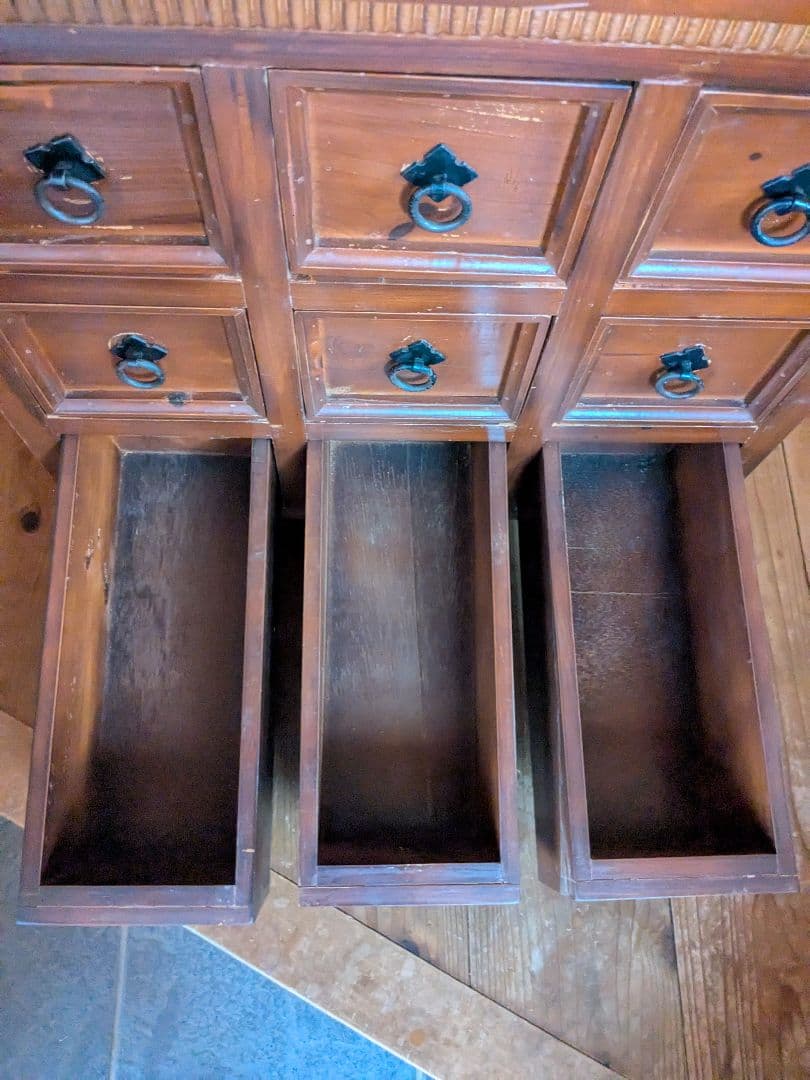 昭和レトロ 薬箱 箪笥 小引き出し 収納キャビネット インテリア アンティーク