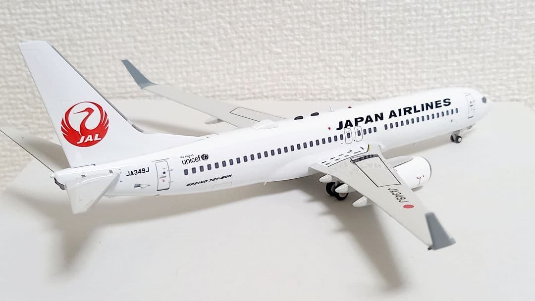 JFOX 1/200 JAL 日本航空 B737-800 JA349J 完成品
