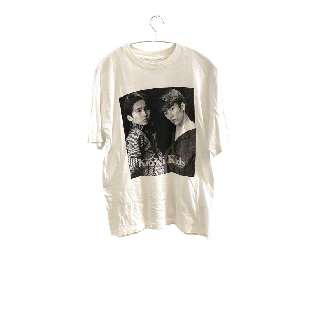 希少　90s kinki kids tシャツ キンキキッズ　アイドル　ジャニーズ