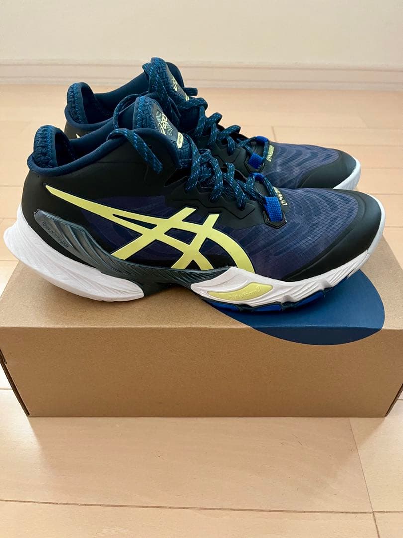 アシックス　バレーボールシューズ　メタライズ　26.5㎝　激レア商品　3/22迄