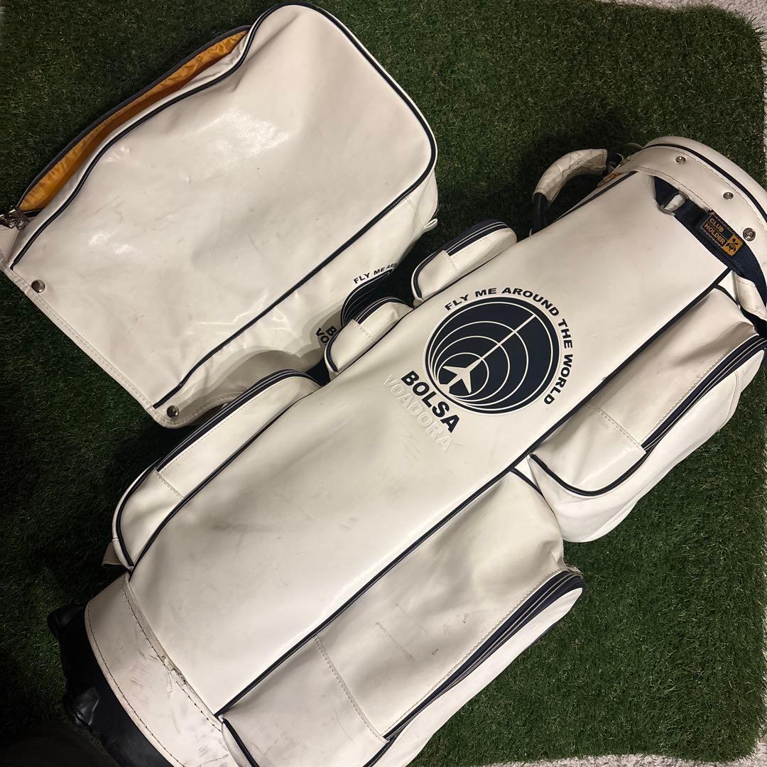 ミズノ　ゴルフキャディバック BOLSA VOADORA　ホワイト