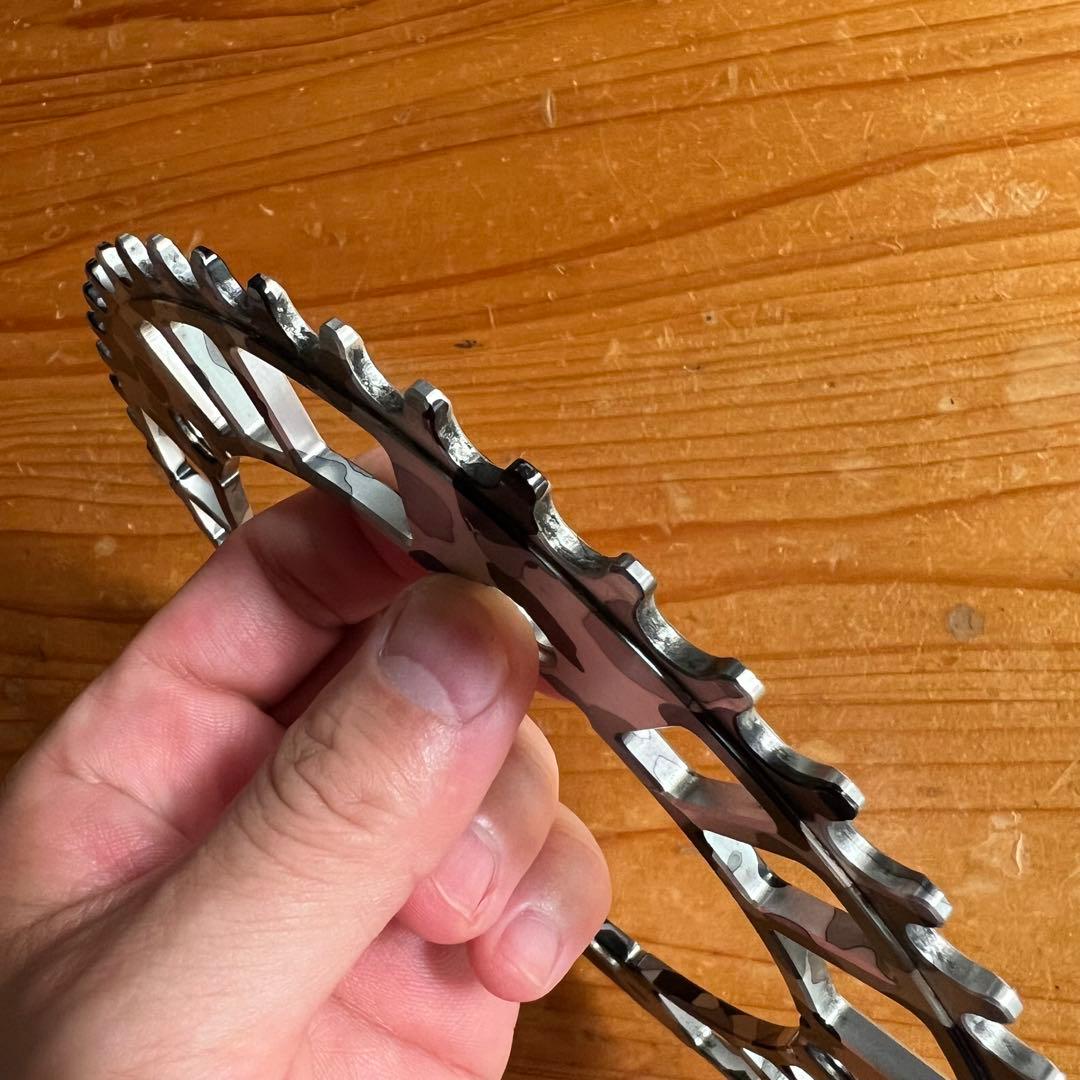 AARN track chainring camo 49T PCD144 アルミ