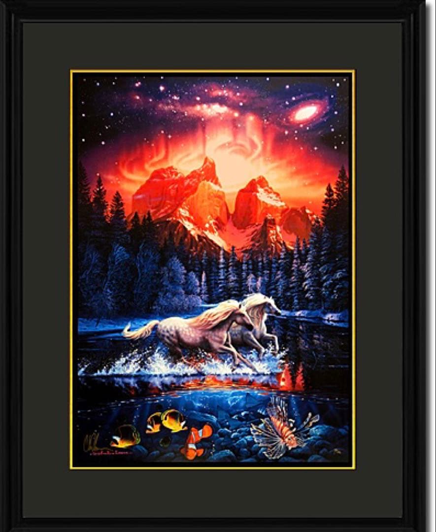 【激レア】ラッセン　イン アナザーワールド　(クリスチャン・ラッセン作)