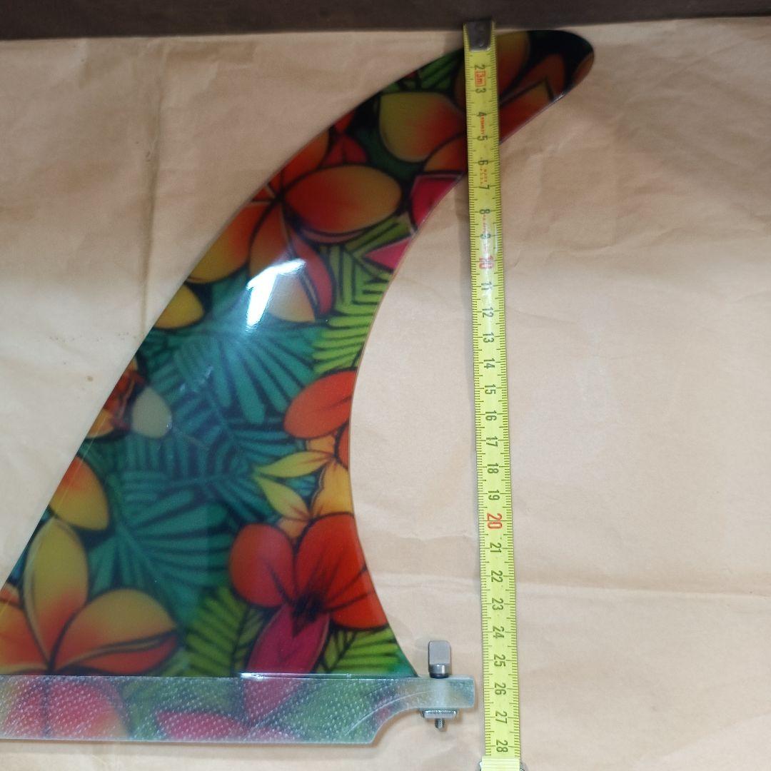 10インチ　アートグラス　センターフィン　シングルフィン　ロングボード