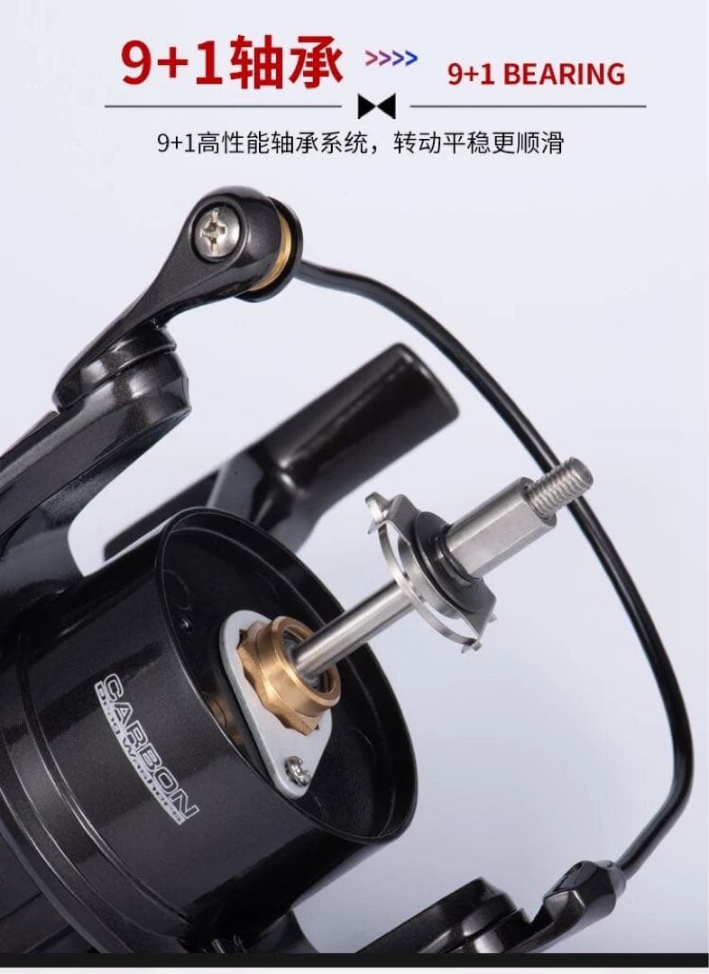 LUREKILLER リールSW10000HG, 2カップ、4号x350m